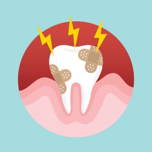 damaged tooth